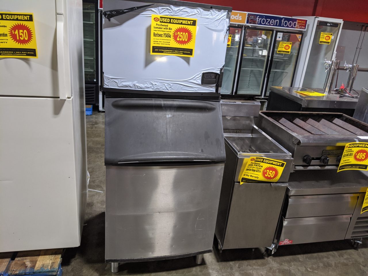 Used Icemaker Wbin Lit Restaurant Supply