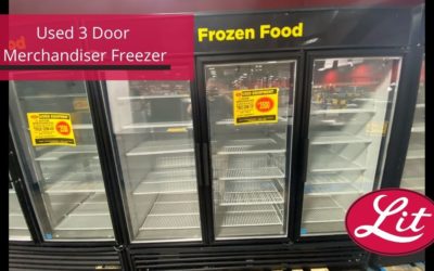 Used 3 Door Merchandiser Freezer