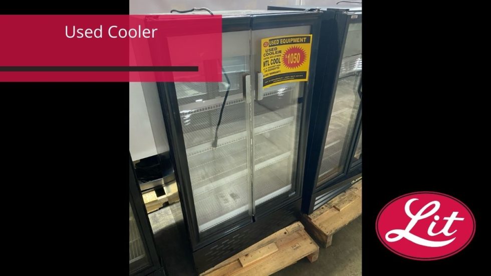 Used Cooler Lit Restaurant Supply