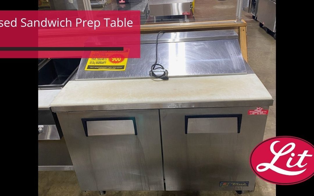 Used Sandwich Prep Table