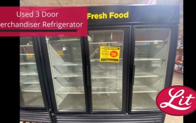 Used 3 Door Merchandiser Refrigerator (57)