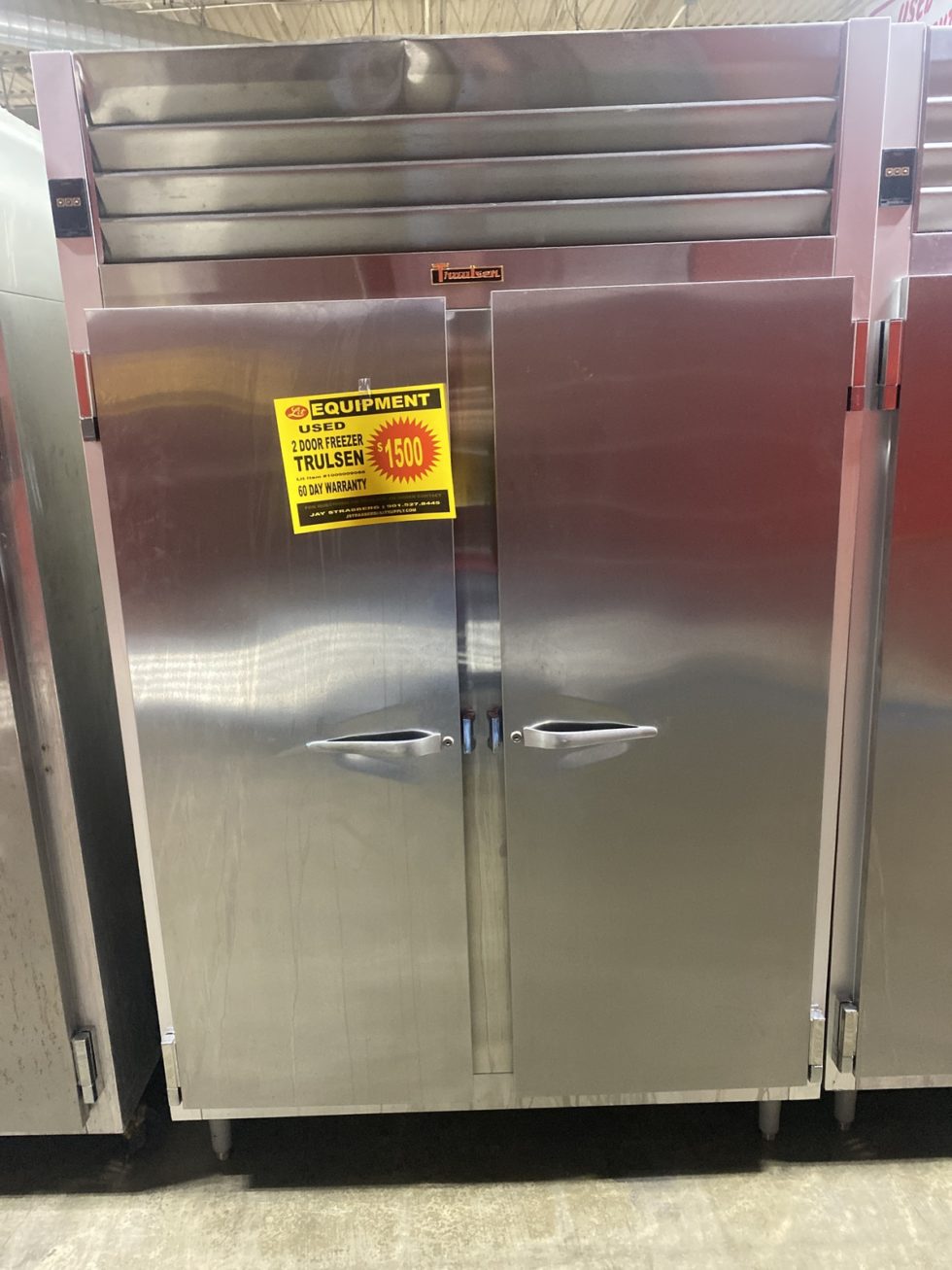 2 Door Stainless Freezer Lit Restaurant Supply